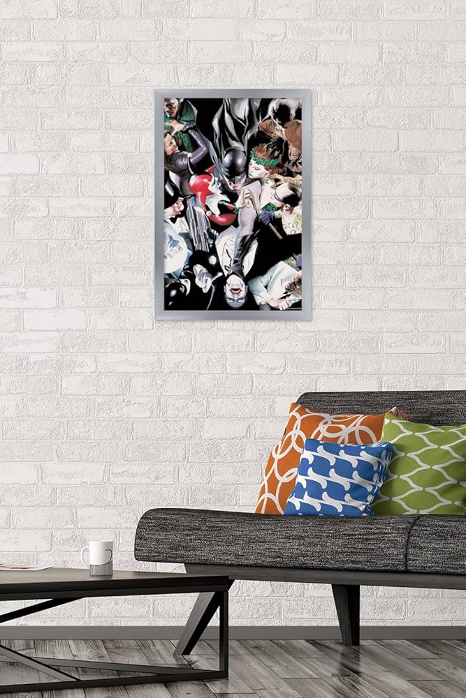 バットマン　アレックスロス　サイン入り　コミック　ミニポスター　BATMAN バットマン アレックスロス サイン入り コミック ミニポスター